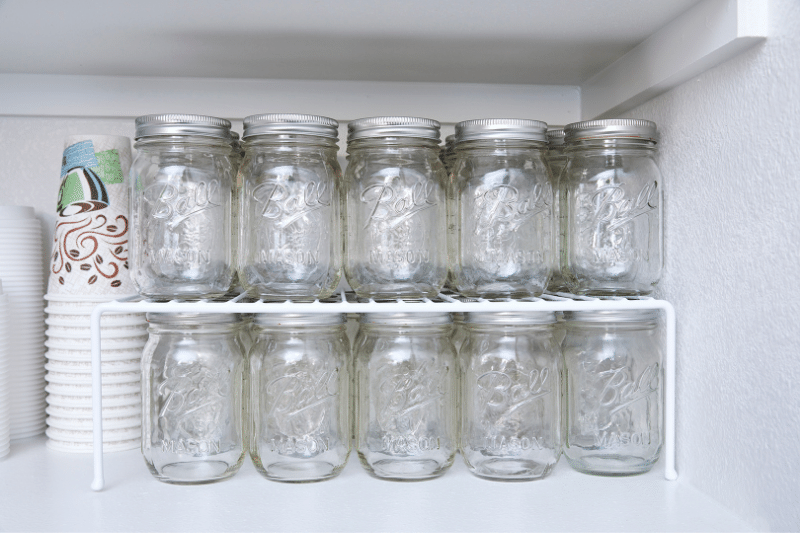 mason jar canning organization