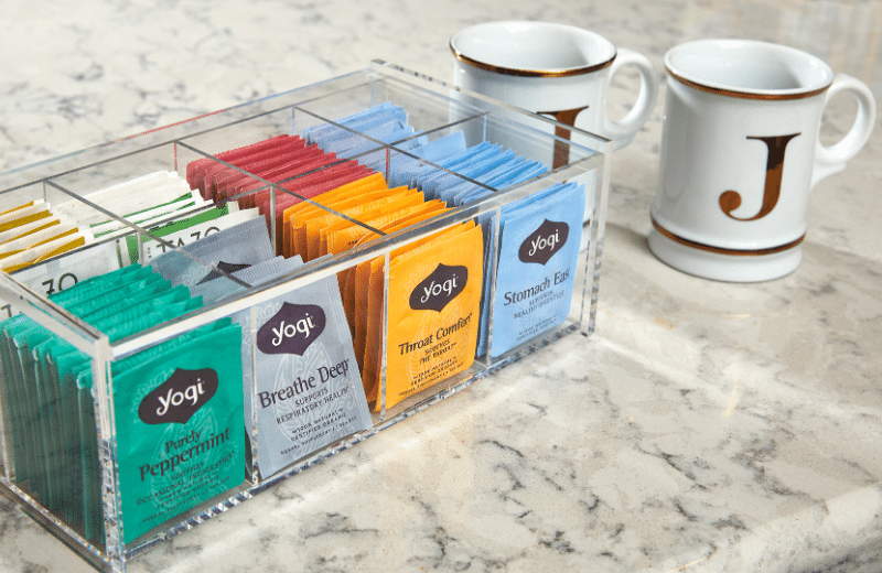 organize tea bags storage containers