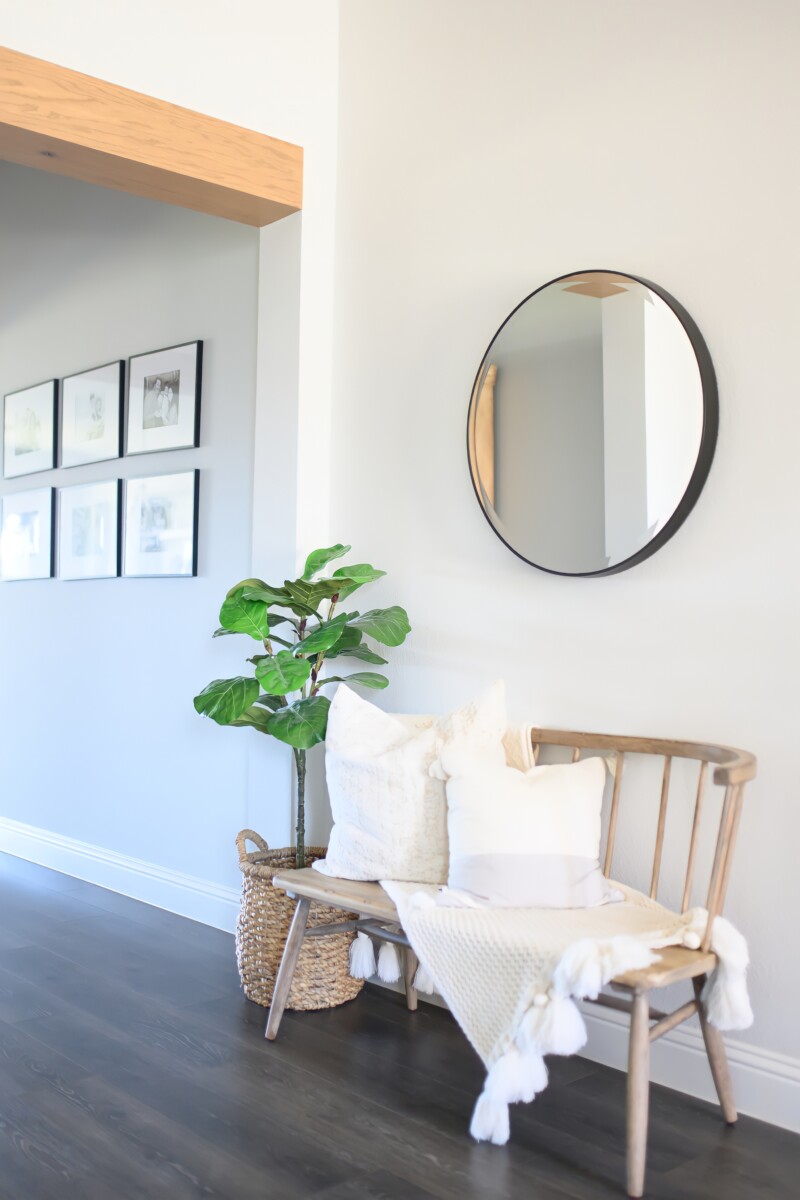 From Builder Grade to Custom Made: My Modern Minimalistic 1 story Home Tour
entryway, welcome home, front of house, home, modern home, home style home tour, new home, home style guide, home organization, home renovation, mirror, throw pillow, wooden chair